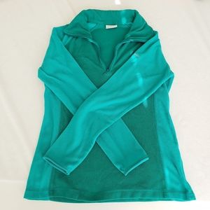 Bright teal Columbia fleece